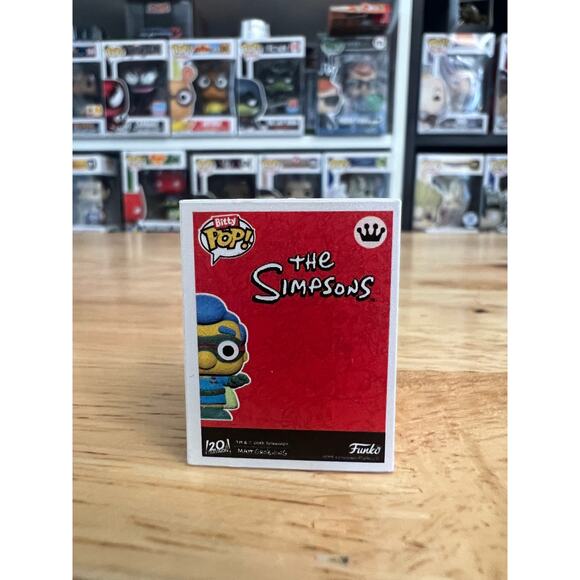 HYPER RARE CHASE BITTY Fallout Boy Funko Pop #1655 Simpsons Animation Milhouse - Picture 3 of 6